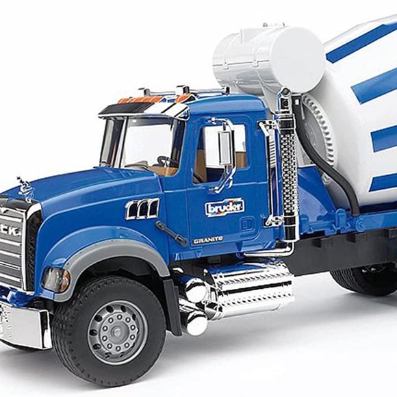 NIB Bruder 02814 Mack Granite Cement Mixer Construction Vehicle Truck - Picture 1 of 4